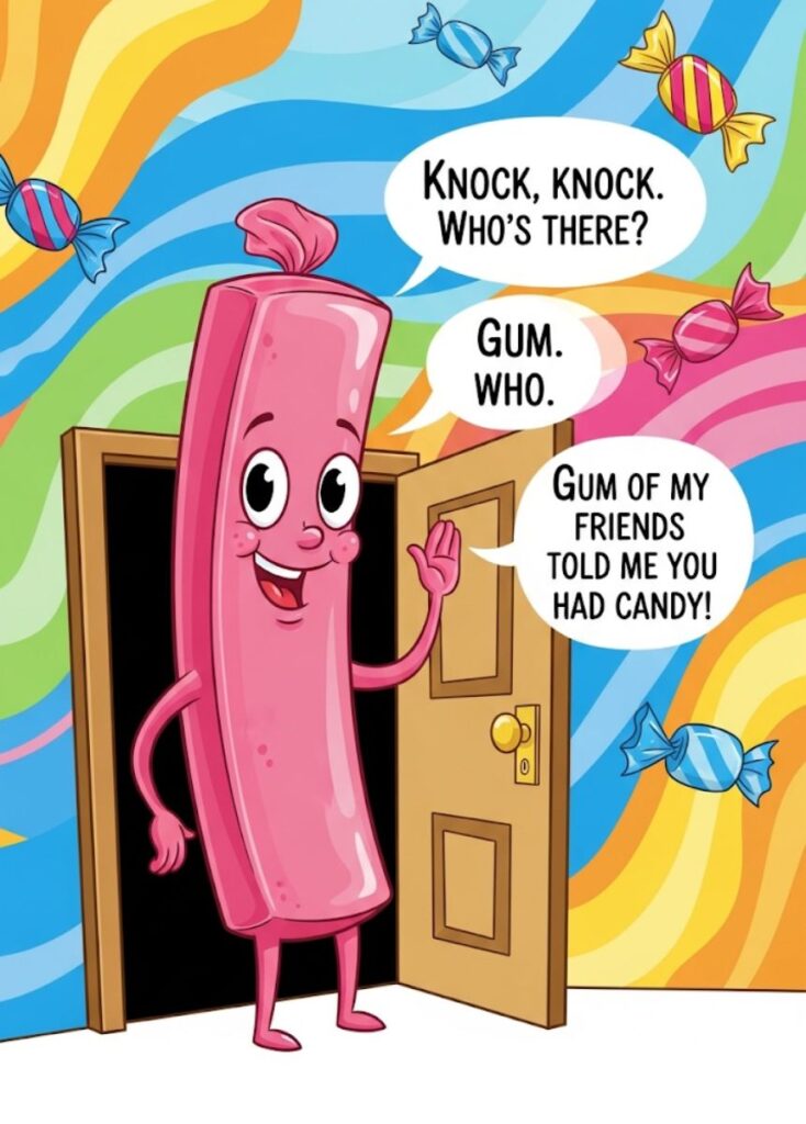 Clever gum puns perfect for social media, adding humor and a playful twist to your posts and captions.