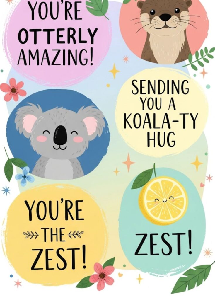 A collection of playful one-liners and heartwarming jokes designed to bring smiles, laughter, and cozy joy to your day."