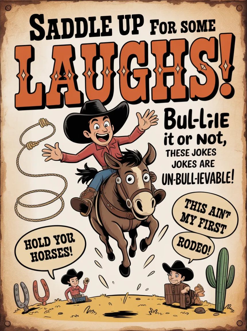 First Rodeo Joke 170+ Funny Rodeo puns & Jokes One Liner (2025)