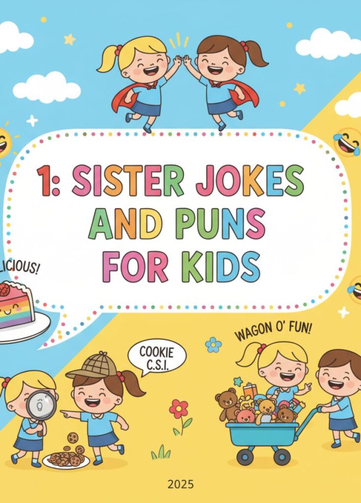 A collection of funny sister-themed one-liner jokes, featuring short, playful humor, clever wordplay, and lighthearted laughs perfect for quick entertainment