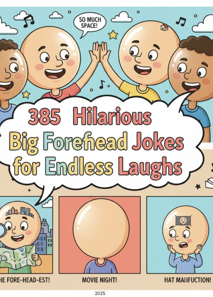 A collection of hilarious big forehead jokes, featuring witty humor, clever wordplay, and endless laughs to entertain and amuse readers."