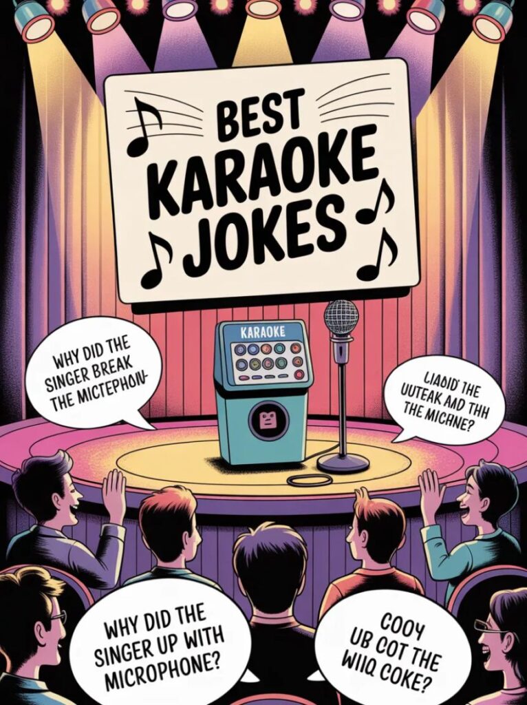 Sing, laugh, and shine with the best karaoke jokes that turn every mic moment into pure fun and laughter.