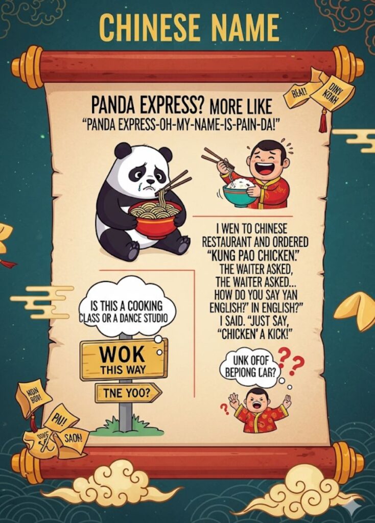A collection of Chinese name-themed puns and jokes, featuring playful wordplay, clever humor, and lighthearted laughs for readers to enjoy."