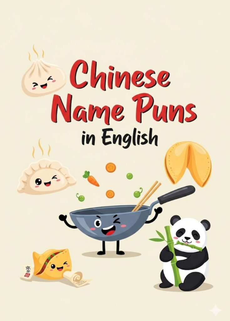 A collection of Chinese name puns translated into English, featuring clever wordplay, playful humor, and lighthearted jokes for readers to enjoy.