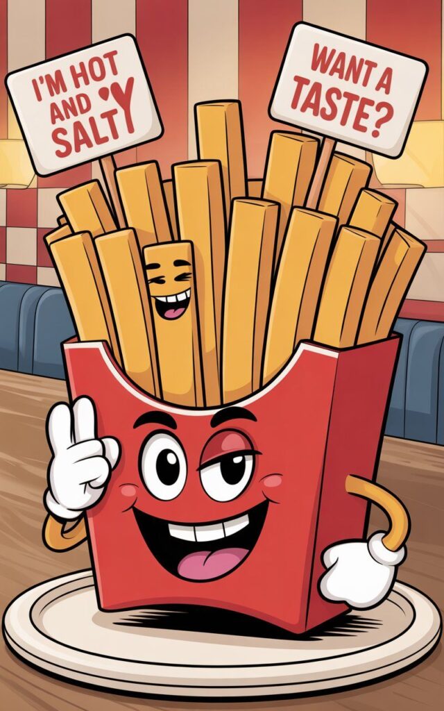 Turn up the heat with fries puns dirty that are cheeky, flirty, and perfectly seasoned with humor for those who like their jokes extra spicy
