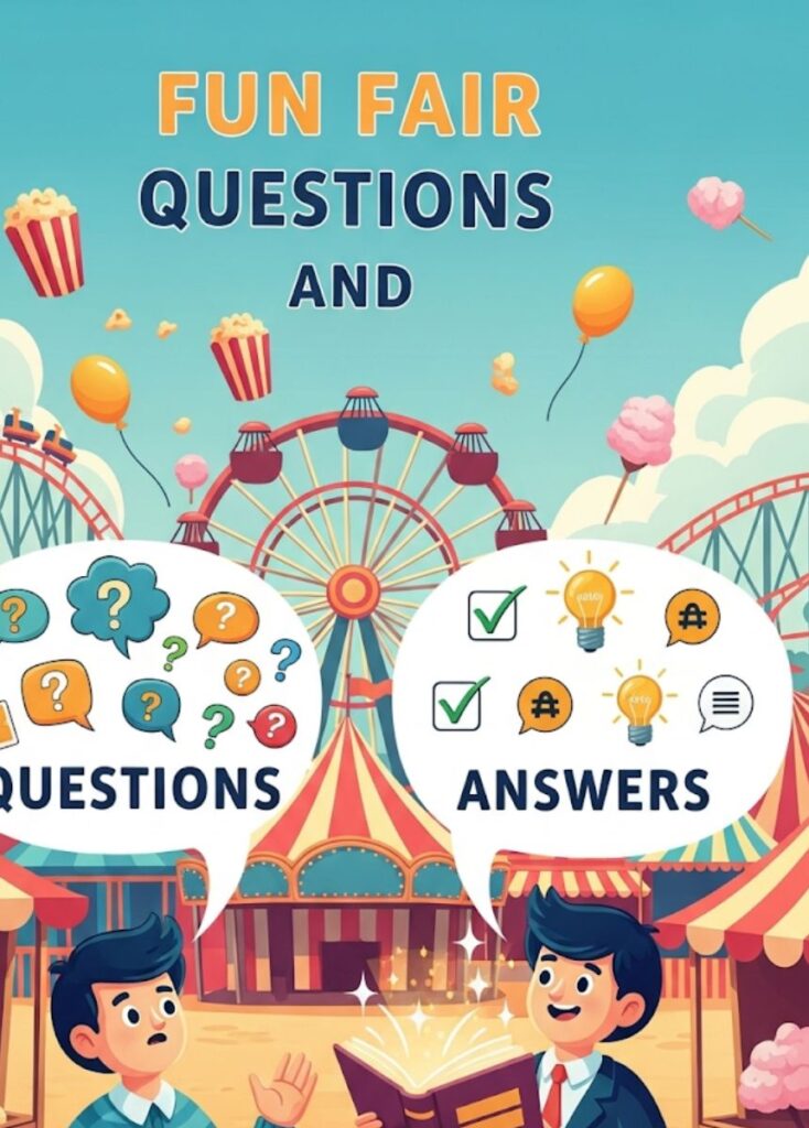 A collection of fun fair-themed question-and-answer jokes, featuring playful humor, witty responses, and entertaining gags for readers to enjoy."