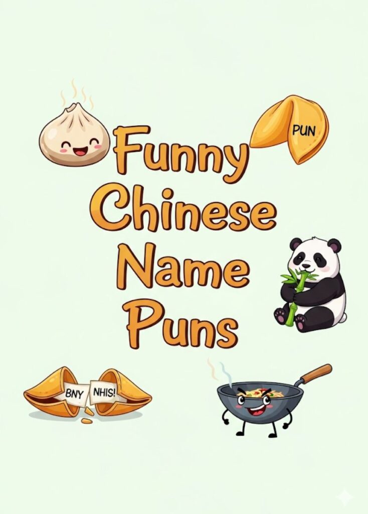 A collection of funny Chinese name-themed puns, featuring playful wordplay, clever humor, and lighthearted jokes to entertain and amuse readers."