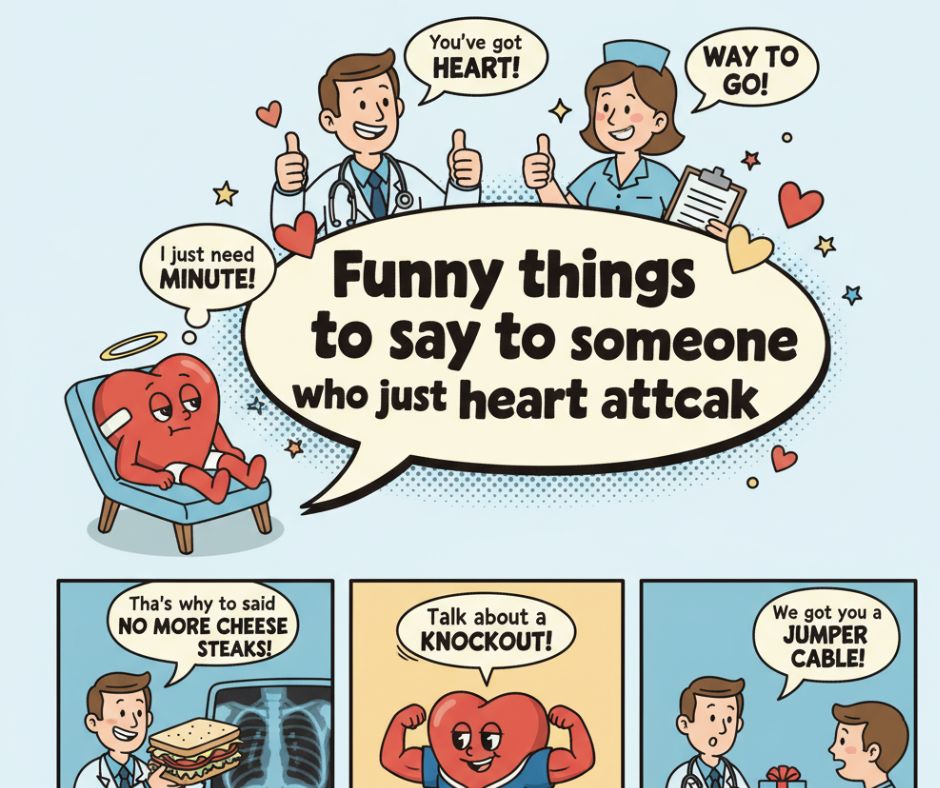 A collection of dark humor heart attack-themed jokes, featuring edgy, witty wordplay and playful yet morbid laughs for a mature audience.
