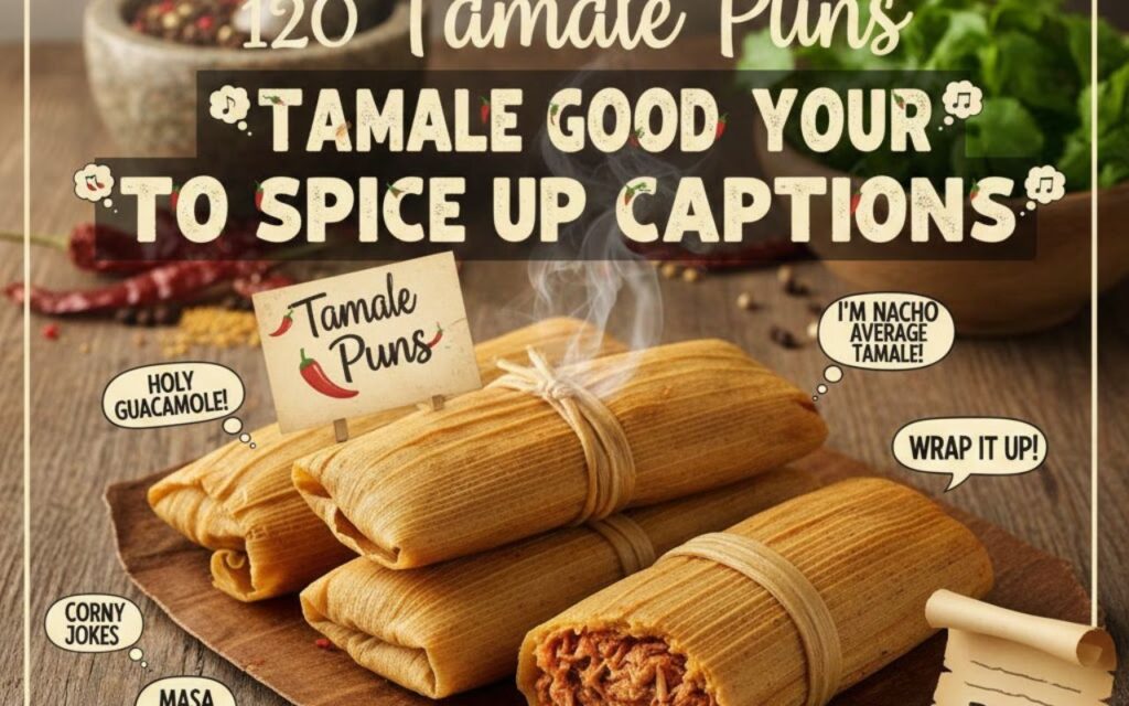 120 tamale puns to spice up your captions and jokes—fun, flavorful wordplay packed with humor and perfect for social posts, messages, and lighthearted fu