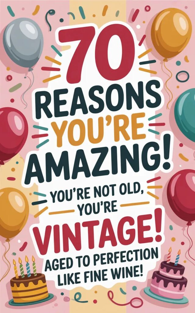 “Laugh out loud with the best 70th birthday puns and one-liners—funny, clever, and perfect for cards, captions, and joyful milestone celebrations!”