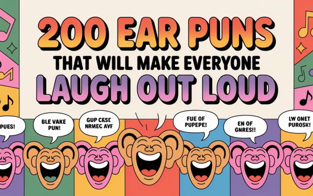 200 ear puns that will make everyone laugh out loud—funny, clever, and playful wordplay perfect for captions, jokes, and lighthearted humor