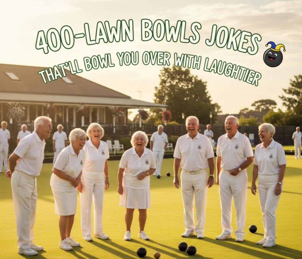 400 lawn bowls jokes that’ll bowl you over with laughter—clever, funny, and playful wordplay perfect for captions, jokes, social media posts, and lighthearted sports humor.”