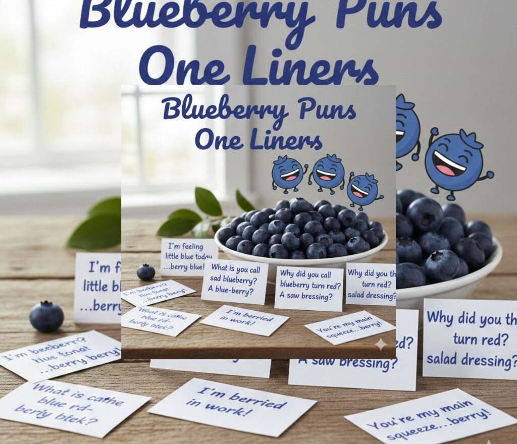 Blueberry puns one-liners—quick, clever, and funny wordplay perfect for captions, jokes, and playful fruit-themed humor.”