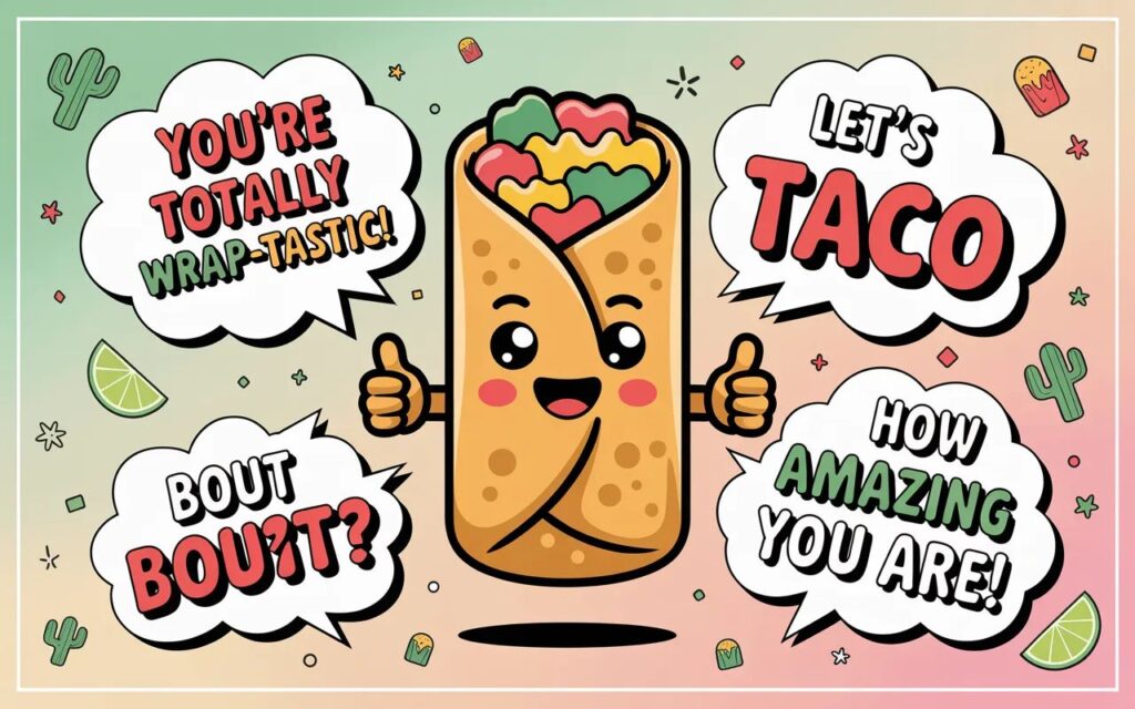 Burrito puns for Instagram—funny, pun-filled captions perfect for wrapping your posts in humor