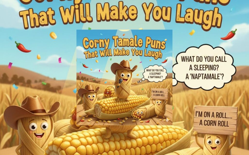 Corny tamale puns that will make you laugh—fun, lighthearted wordplay packed with humor and perfect for captions, jokes, and everyday fun.”