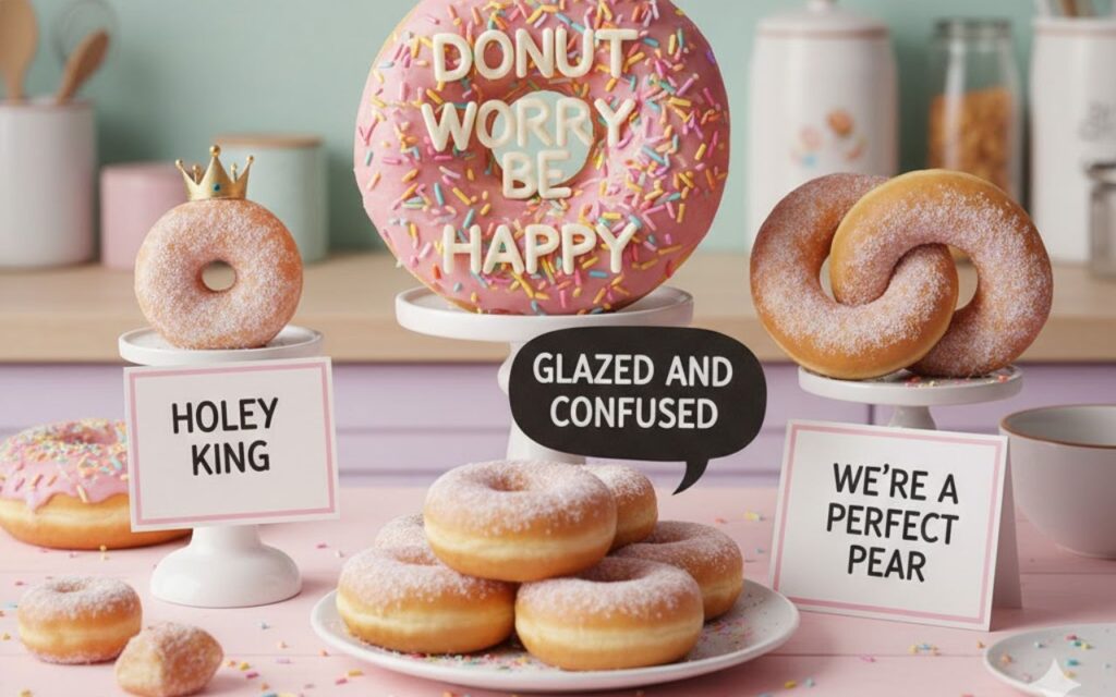 Donut miss these 460+ sweet and funny donut puns—delightful wordplay glazed with humor and guaranteed to make you smile.
