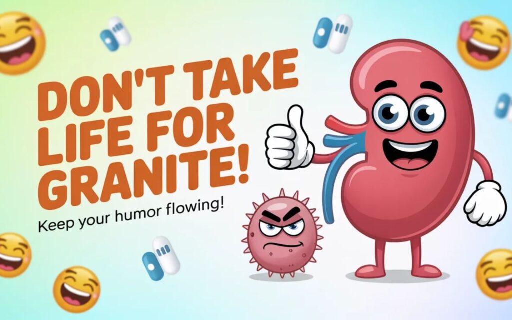 Kidney stone puns for social media posts—humorous, clever, and guaranteed to get laughs online