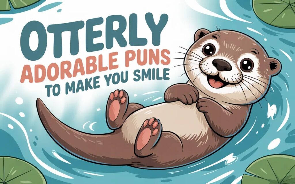 Otterly adorable puns designed to make you smile—fun, cute, and full of playful charm.”