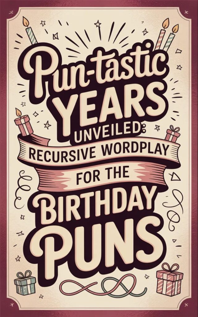 “Celebrate pun-tastic 70 years with clever recursive wordplay and birthday puns that bring humor, joy, and wit to every milestone moment and cheerful celebration!”