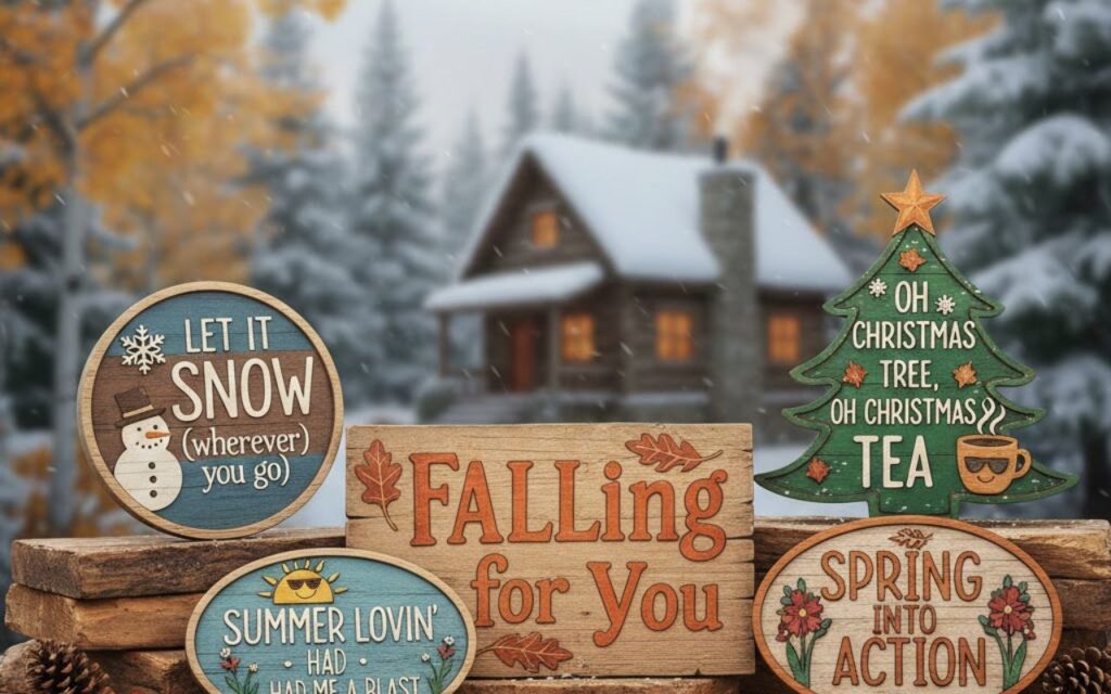 Seasonal wood puns—clever, playful wordplay perfect for holidays, seasonal posts, and adding festive humor to captions and jokes.”
