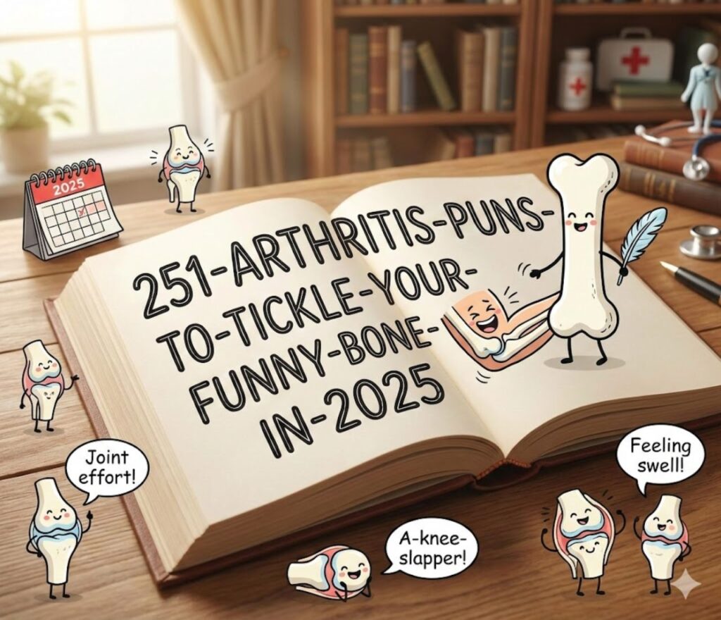 251 arthritis puns to tickle your funny bone in 2025, featuring lighthearted, clever wordplay for smiles, awareness, and gentle humor."