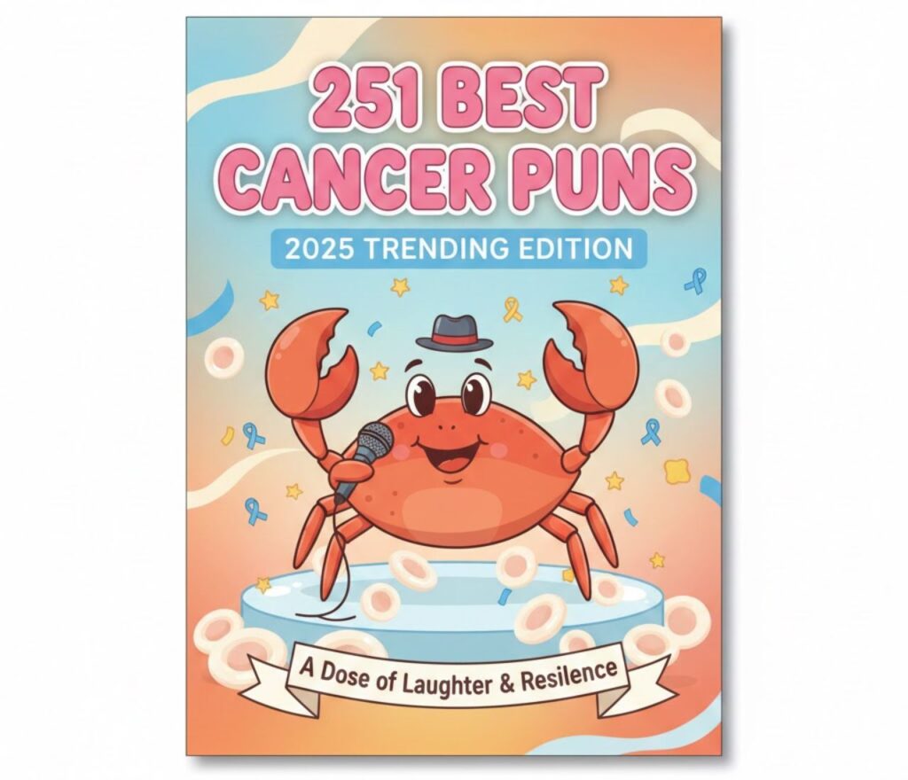 Collection of 251 trending cancer puns for 2025, humorous wordplay offering lighthearted laughs, clever jokes, and shareable humor online readers.