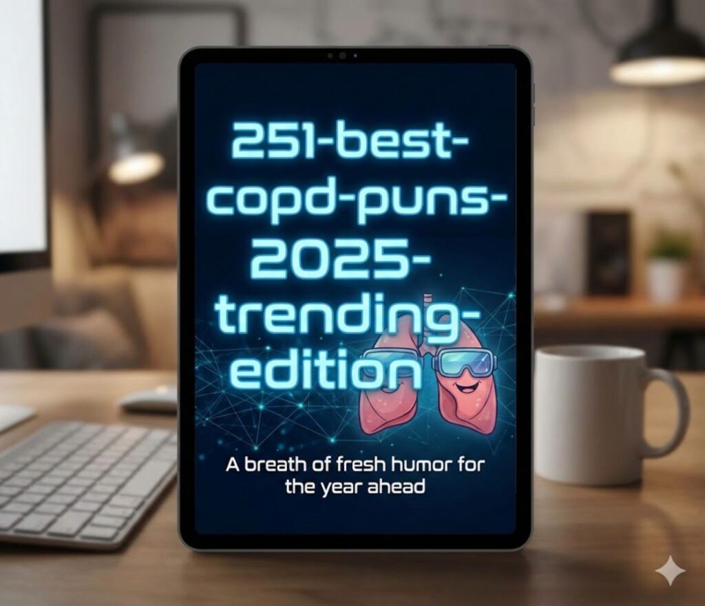 251 best COPD puns trending in 2025, featuring lighthearted, clever wordplay for awareness, gentle humor, and supportive laughs."