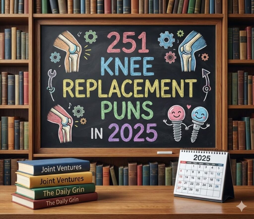 251 knee replacement puns in 2025, offering lighthearted, clever humor to add smiles, encouragement, and laughs during recovery journeys.