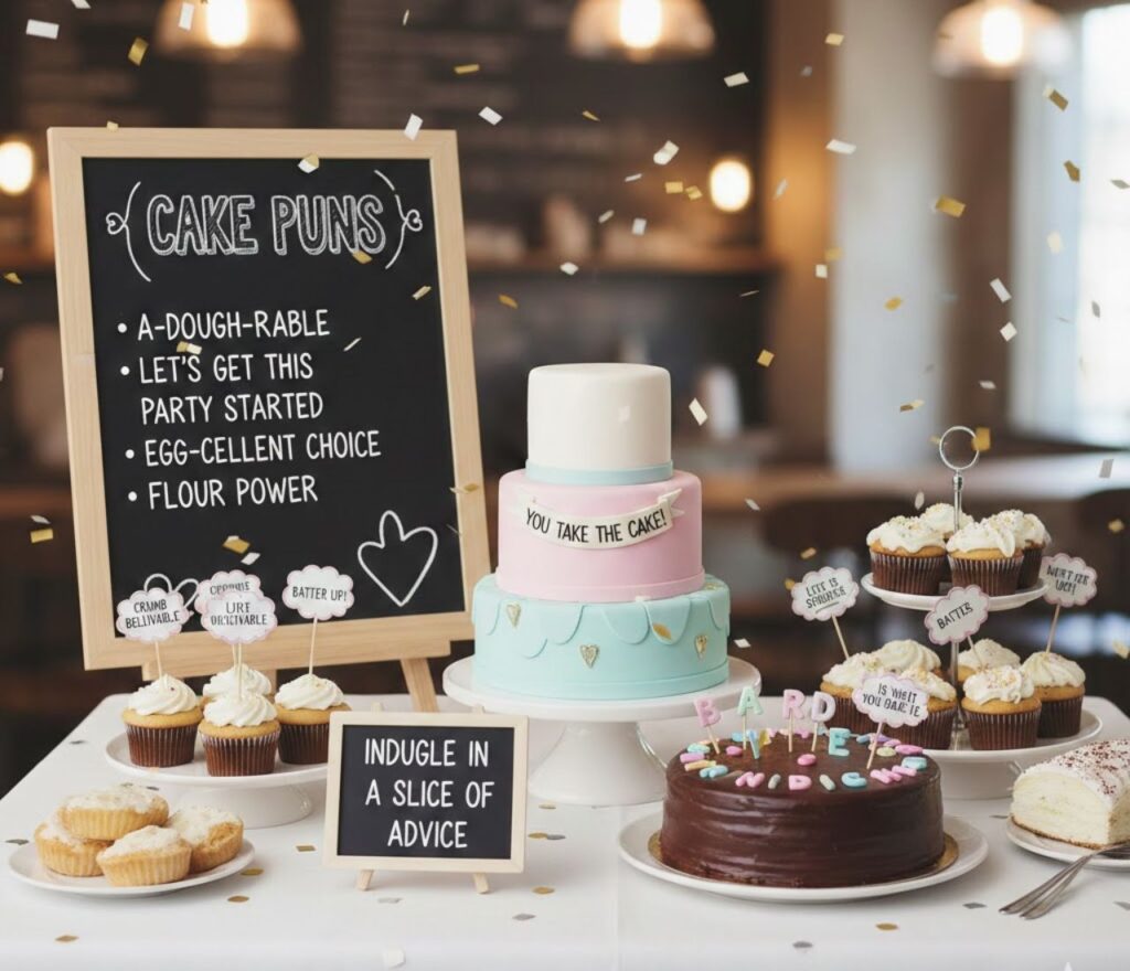 Cake puns to sweeten captions, birthdays, and chats, full of playful, clever, and funny wordplay for posts and messages."