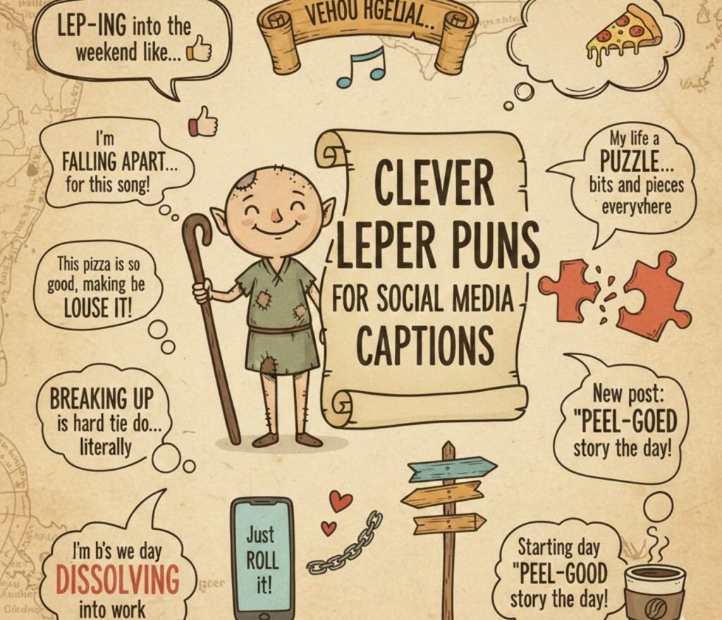 Laugh out loud with leper puns, jokes, and wordplay. Explore 251+ trending leper puns for captions, parties, and daily smiles in 2025. Now!!