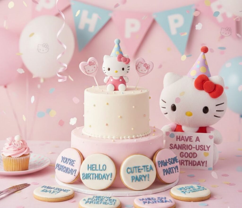 Creative Hello Kitty puns for birthdays, filled with cute, playful, and clever wordplay perfect for cards, captions, and celebration posts."