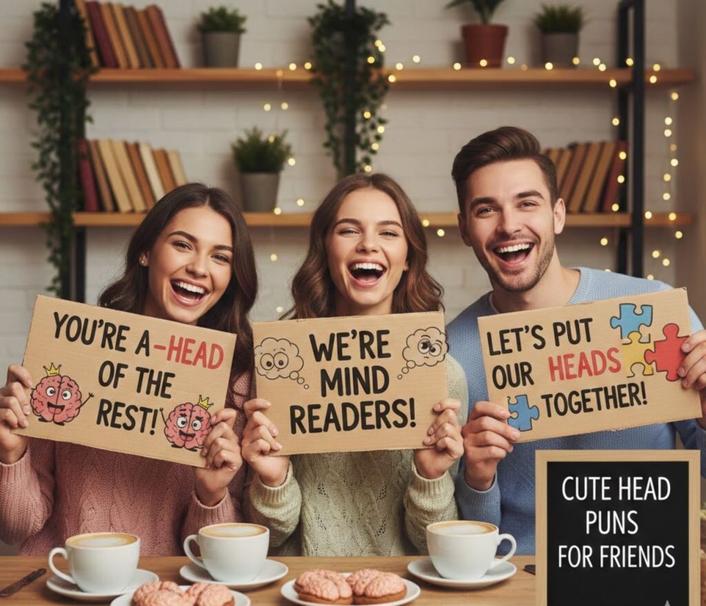 Cute head puns for friends, full of playful, charming, and clever wordplay perfect for captions, posts, and sharing smiles online