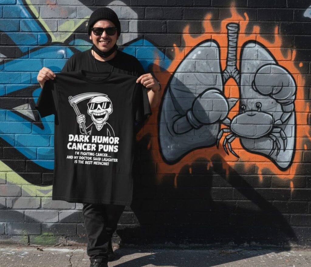 Dark humor cancer puns collection featuring edgy wordplay, bold jokes, controversial laughs, sarcastic wit, and shareable humor for daring audiences.