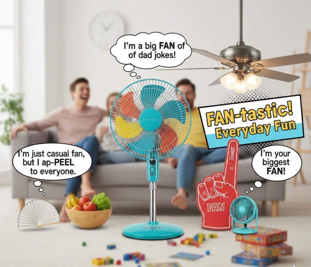 Fan puns for everyday fun, full of clever, playful, and lighthearted wordplay, perfect for captions, posts, and sharing laughs.