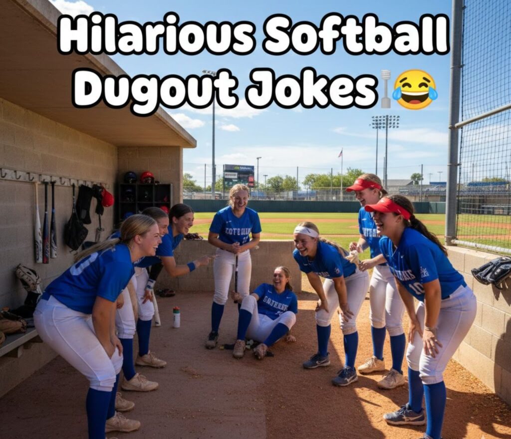 Funny softball puns, jokes, and one-liners for players, teams, and fans. Perfect for Instagram captions, dugout humor, and social media posts to bring laughter, team spirit, and fun to every softball game.