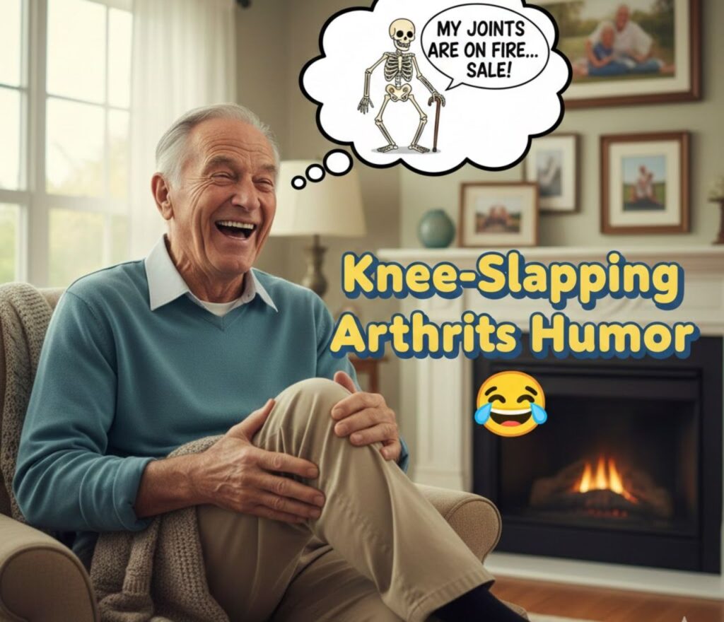 Knee-slapping arthritis humor packed with clever, lighthearted wordplay, perfect for captions, posts, and sharing supportive laughs with others."