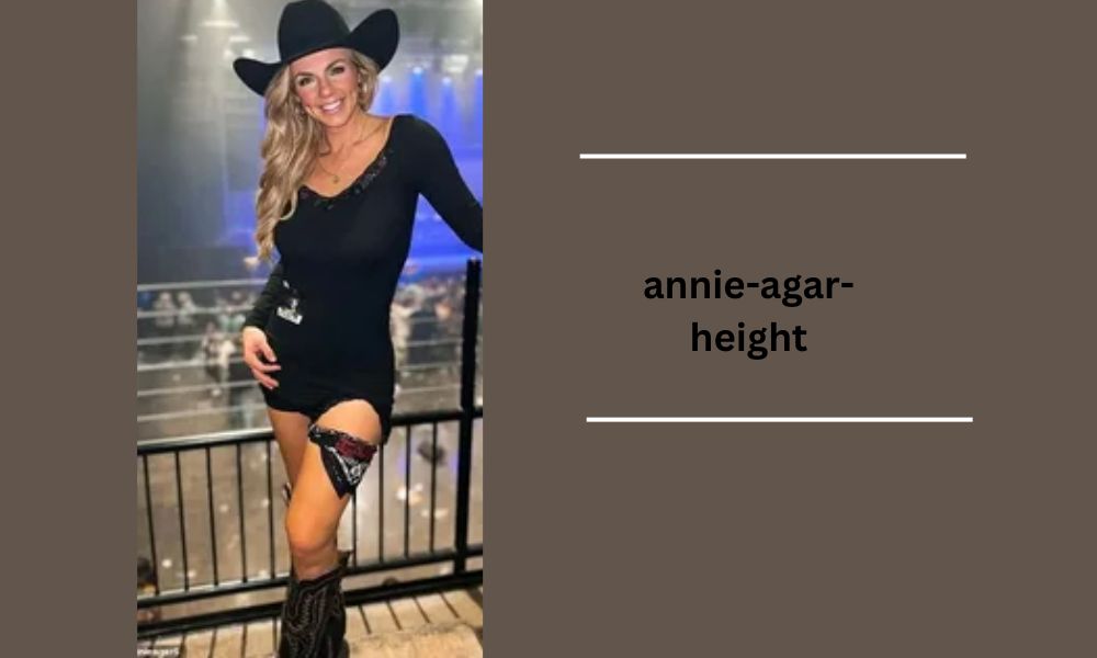 Annie Agar, sports broadcaster and viral content creator for Barstool Sports, posing for a photo. She is known for her comedy skits.