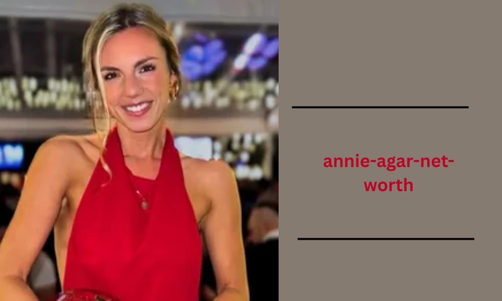 Sports personality Annie Agar smiles for a photo. She is a broadcaster and viral content creator known for comedy skits about sports.