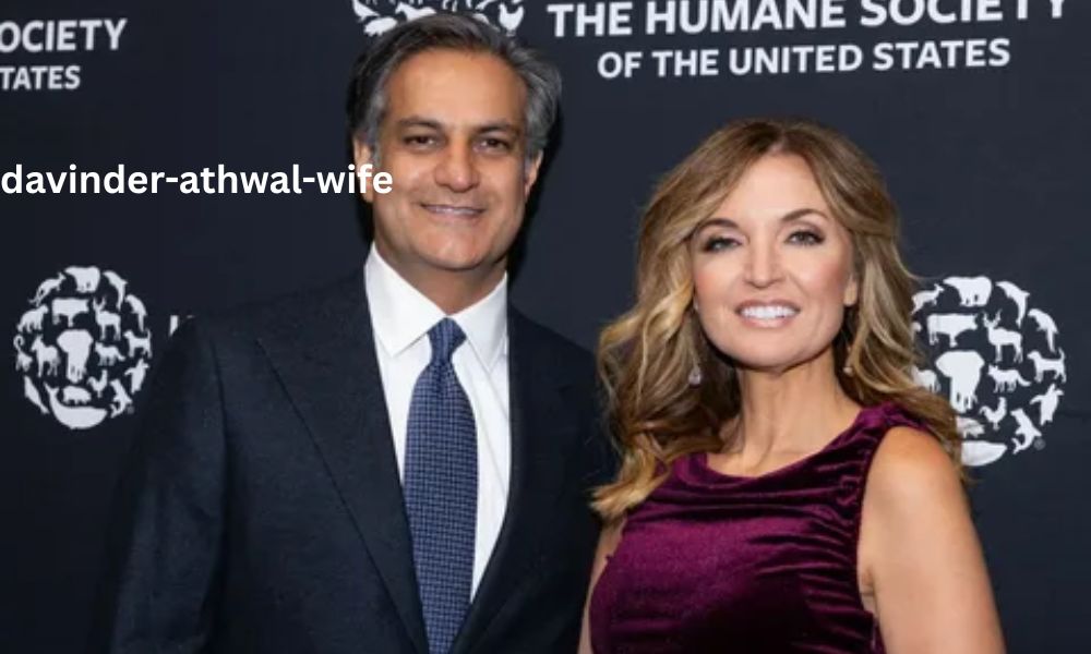 British Sikh billionaire Davinder Athwal with his wife. He is a property tycoon, investor, and founder of property fund ARA Europe.