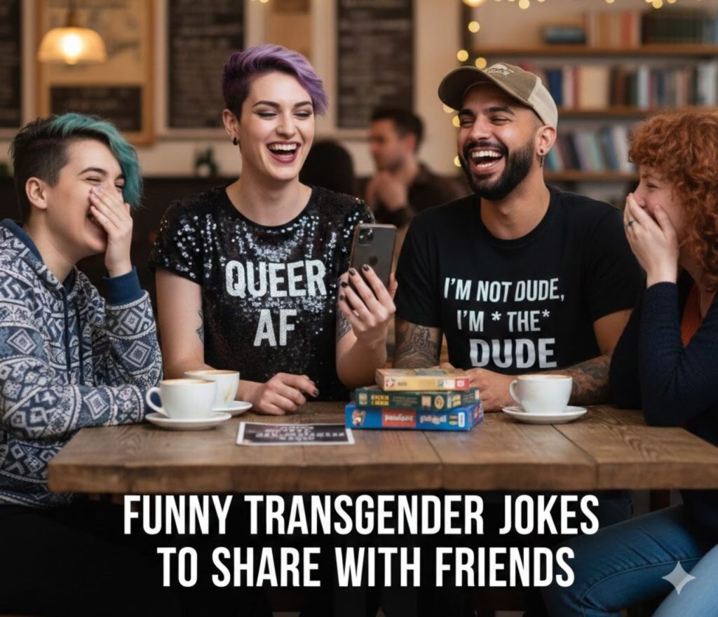 Funny transgender jokes to share with friends featuring inclusive humor, clever wordplay, lighthearted laughs, and positive, shareable content online.