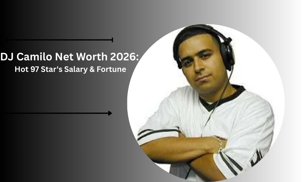 DJ Camilo's 2026 net worth is $1 million, earned as a Hot 97 DJ, radio personality, and event promoter in NYC's hip-hop/Latin scenes
