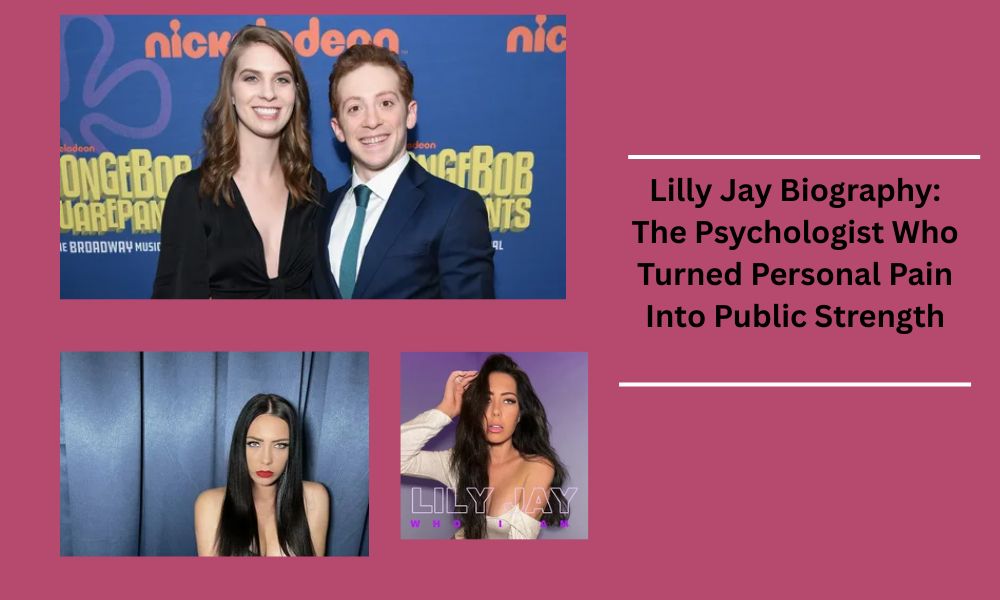 Lilly Jay, clinical psychologist and Ethan Slater's ex-wife, specializes in perinatal mental health and co-parents their son .