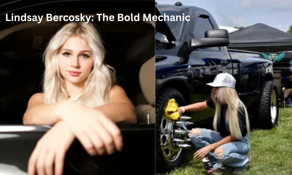 Lindsay Bercosky, 23, is "The Bold Mechanic" known for angle-grinder signatures, 1.2M TikTok followers, and her $500K-$4M net worth