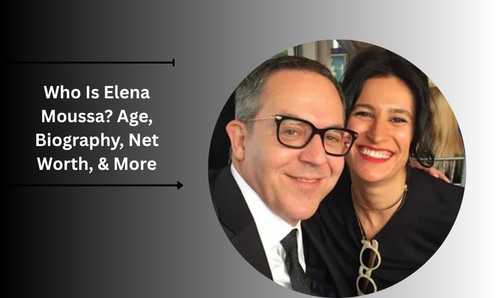 m Elena Moussa: fashion stylist, Greg Gutfeld's wife, mother, and entrepreneur. Her net worth is $2 million. Learn her age, height, and story.